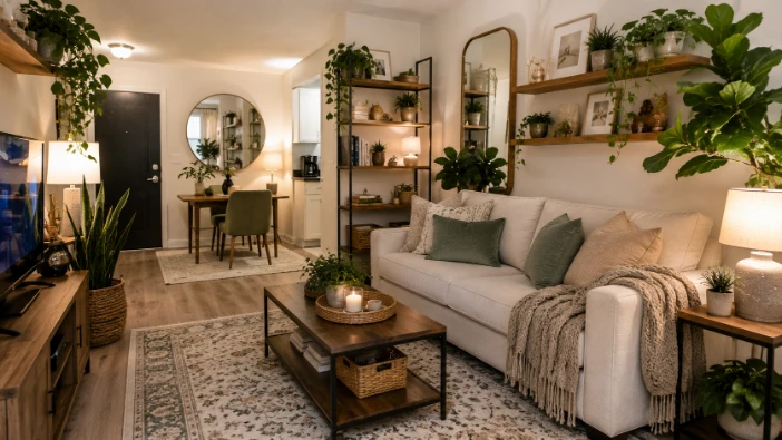 15 Apartment Decorating on a Budget That Hides Your Space Flaws