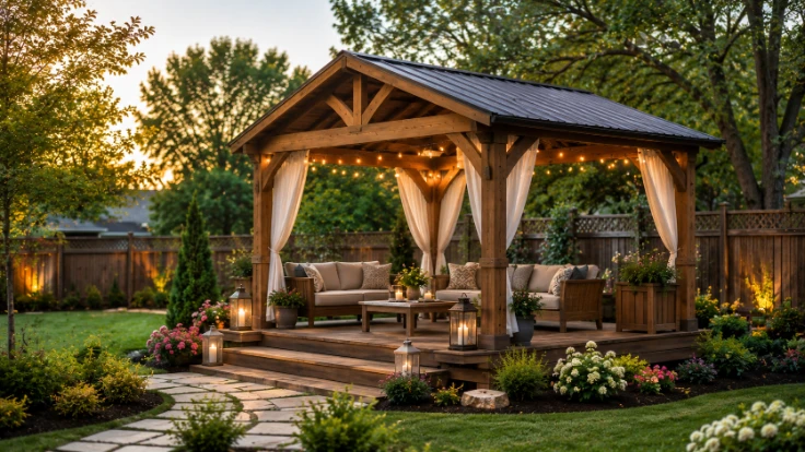 25 DIY Gazebo Ideas to Build Your Dream Backyard Oasis (You Can Do It!)