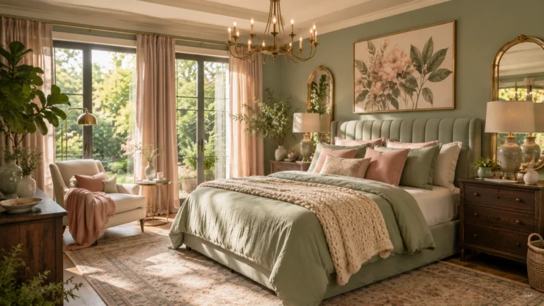 Sage Green and Pink Bedroom Ideas for a Serene Retreat