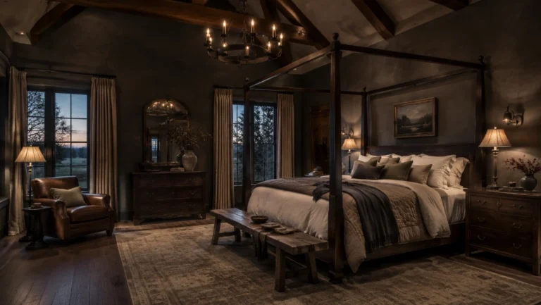 Moody Farmhouse Bedroom Ideas That Blend Warmth, Depth, and Rustic Soul