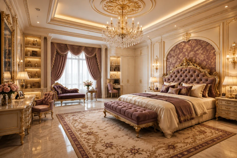 Royal Luxury Bedroom Design: Your Ultimate Guide to Elegance and Comfort!