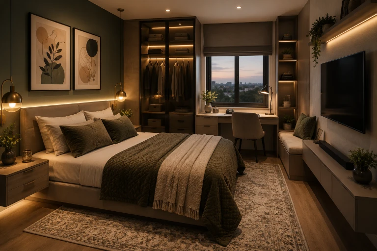 16 Unique Small Bedroom Ideas for Couples