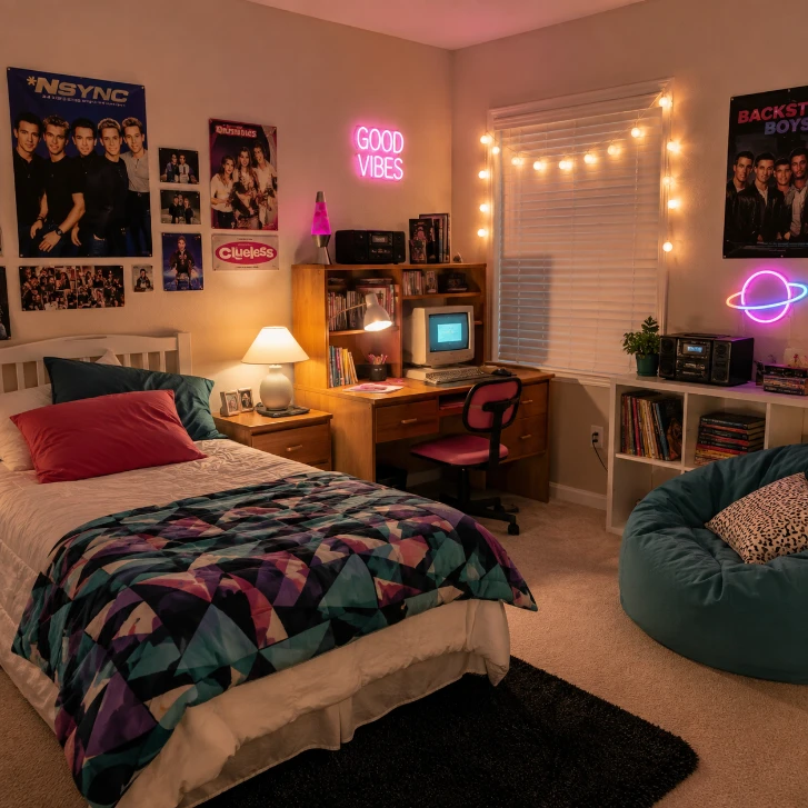 90s Teen Bedroom Ideas That Capture the Nostalgia