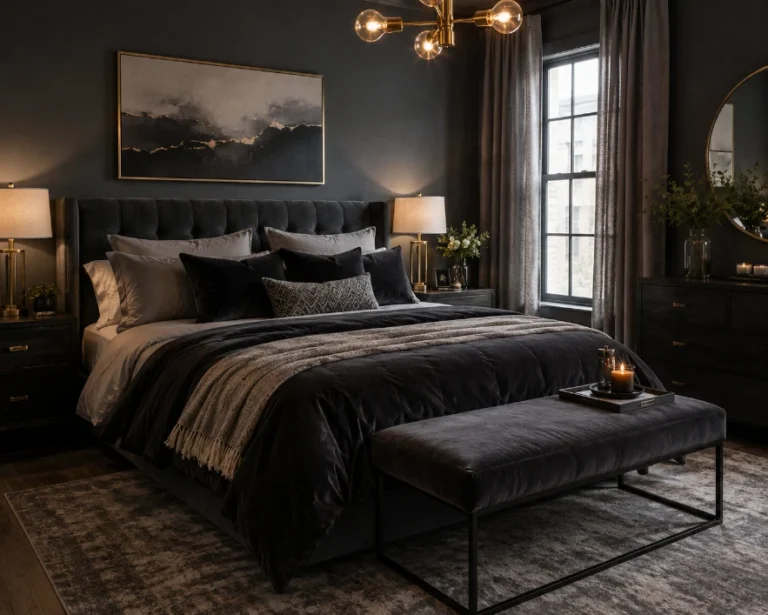 Moody Grey Bedroom Ideas That Turn Neutral Into Dramatic