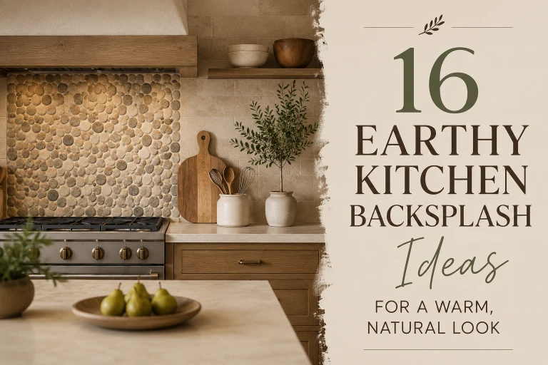16 Earthy Kitchen Backsplash Ideas for a Warm, Natural Look