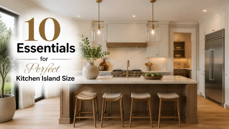 10 Essentials for Perfect Kitchen Island Size