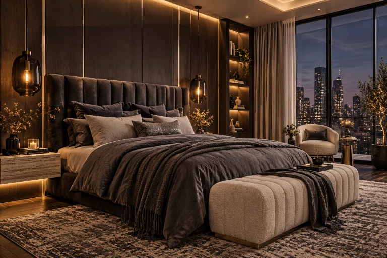 Moody Bedroom Bedding Ideas That Create Dramatic Sophistication