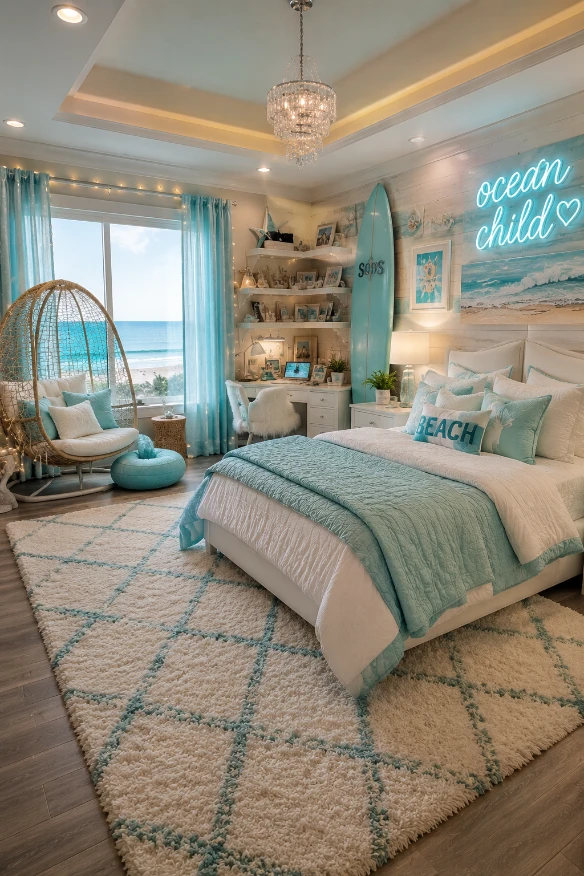 Teen Girl Beach Bedroom Ideas That Capture Coastal Vibes