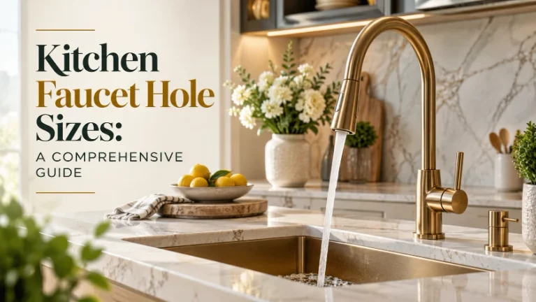 Kitchen Faucet Hole Sizes: A Comprehensive Guide