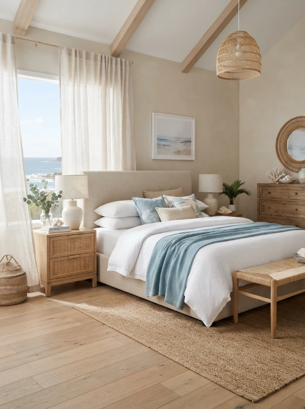 30 Coastal Bedroom Decorating Ideas That Interior Designers Love
